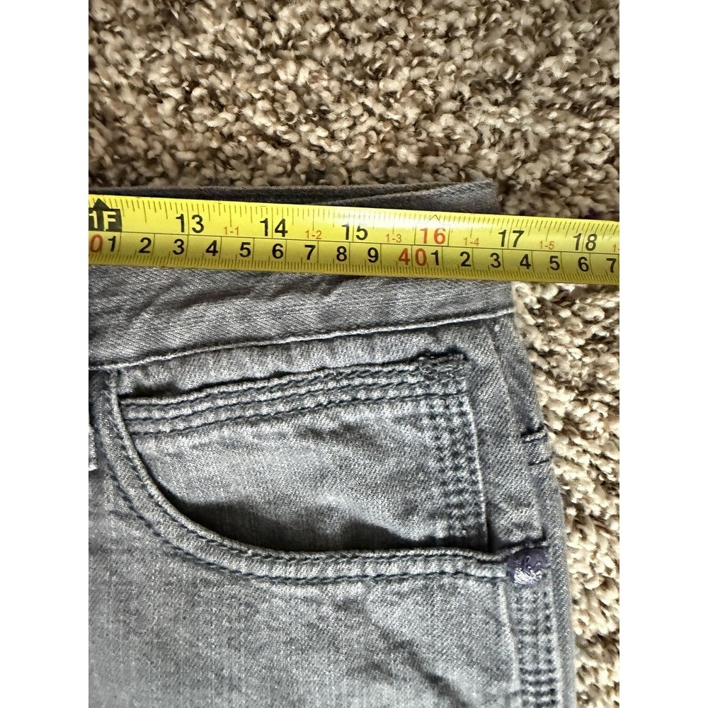 Coogi Jean Men 34 X 34(32) Grey Wash Denim VTG Y2K Purple Crown Charcoal - Picture 4 of 9